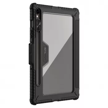 Nillkin Bumper Leather Case Pro Samsung Galaxy Tab S9 jaoks - Must