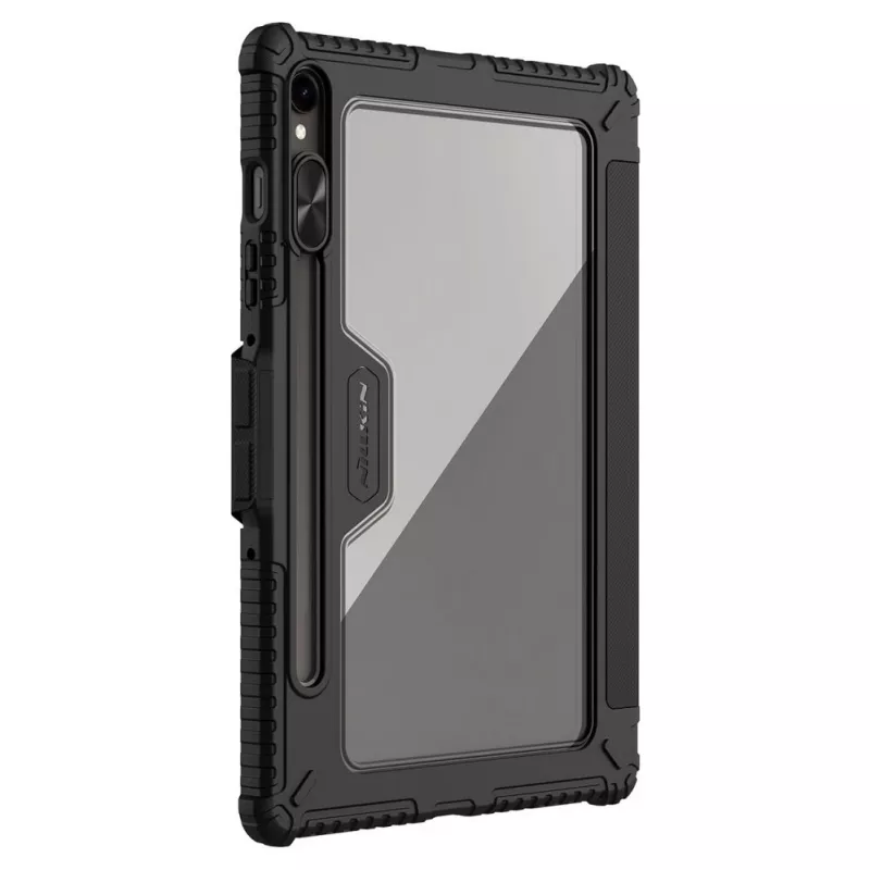 Nillkin Bumper Leather Case Pro Samsung Galaxy Tab S9 jaoks - Must
