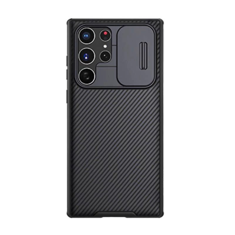 Nillkin CamShield Pro ümbris Samsung Galaxy S22 Ultra jaoks (must)