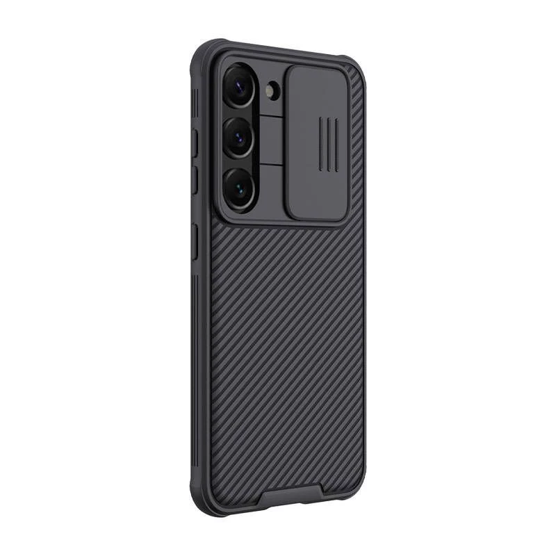 Nillkin CamShield Pro ümbris Samsung Galaxy S23 jaoks (must)