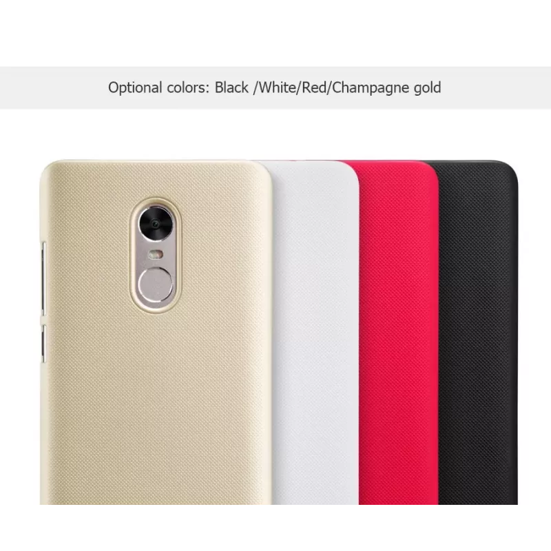 Nillkin Super Frosted Shield Case for Xiaomi Redmi Note 4 / Note 4X - Red