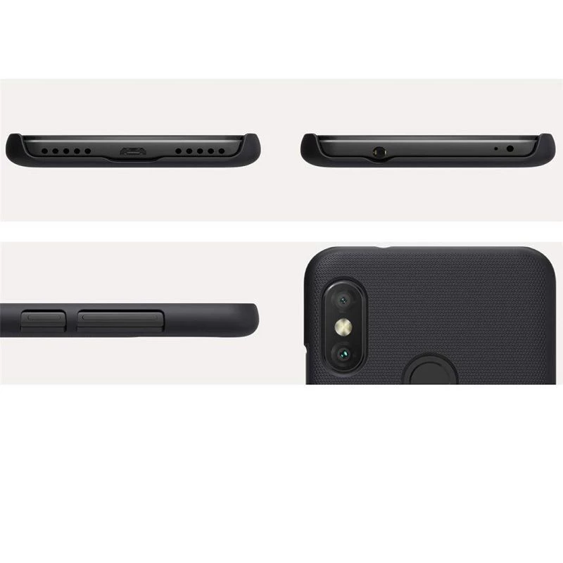 Nillkin Super Frosted Shield Case for Xiaomi Redmi Note 6 Pro - Must