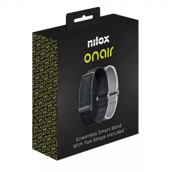 Nilox OnAir Screenless Band Must/Hõbe