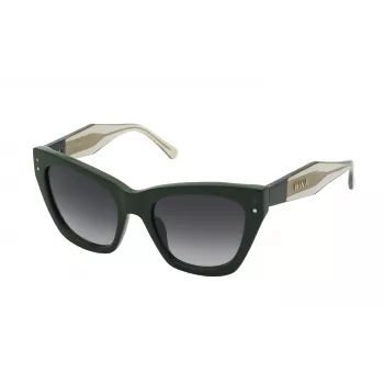 NINA RICCI Naiste Kassiprilli Päikeseprillid SNR3235406WT Valge Kilpkonn Hall Gradient 54mm