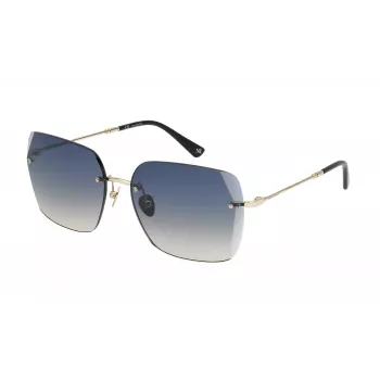 Nina Ricci Naiste Päikeseprillid SNR271V60300Y Liblikakujulised Ülisuured Tumedad Pruunid Havana Gradientsed Pruunid 60mm
