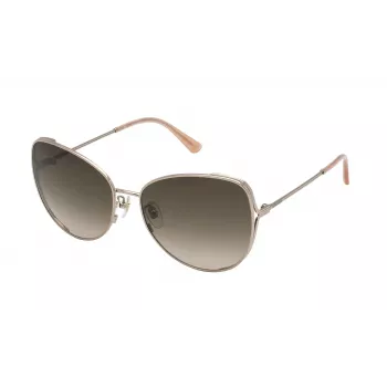 NINA RICCI Naiste päikeseprillid SNR302-600A32 Havana/Pruun Kilpkonn raamiga Pruun Gradient läätsed 60/16/135 mm