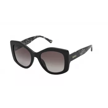 NINA RICCI Naiste päikeseprillid SNR317-530700 - Atsetaatraam, gradientpruunid läätsed, 53mm