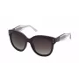 NINA RICCI Naiste päikeseprillid SNR3245501CK - Must atsetaatraam, hallid polükarbonaat läätsed, 55/18/140 mm