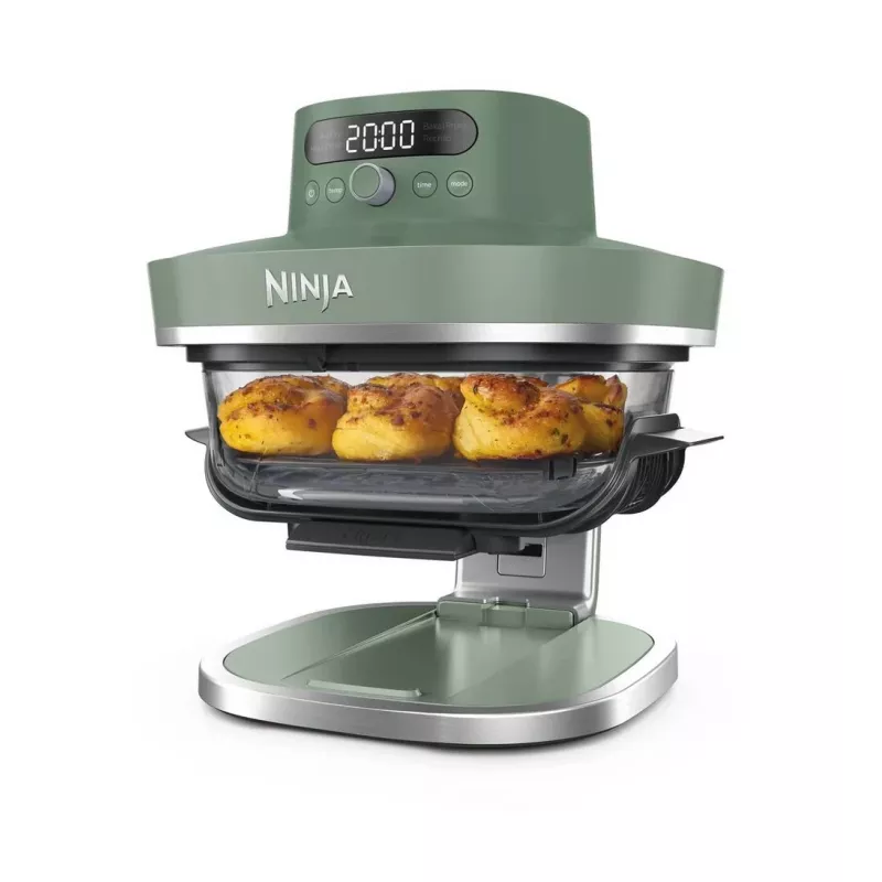 Ninja AS090EUGN 5-in-1 XL klaasist õhufritüür Crispi Pro, 5,7 L, 2050 W, samblaroheline