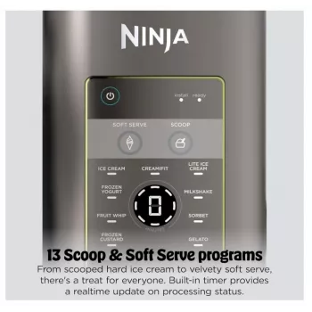 Ninja Creami Scoop & Swirl 13-in-1 jäätise- ja jääjoogimasin 0.48L sinine EU NC702EU