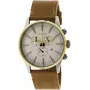 NIXON A4052548 Meeste 42mm roostevabast terasest kell musta nahkrihmaga