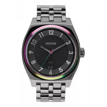 NIXON Meeste Kell A325-1698-00 40mm Roostevabast Terasest Korpuse ja Nahkrihmaga, Jaapani Kvarts