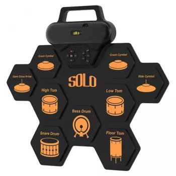 NN SOLO Rullitav Elektrooniline Trummikomplekt USB-C MP3