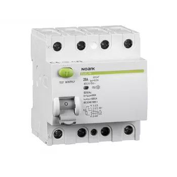 NOARK Ex9L-N RCCB 4-poolne 63A 100mA Tüüp A 6kA
