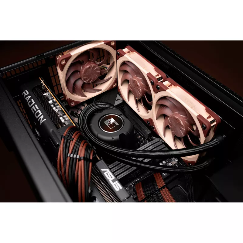 Noctua NL-LC1-24 Madala Profiiliga CPU Õhujahuti AMD AM4 (Ryzen) jaoks - Must/Pruun