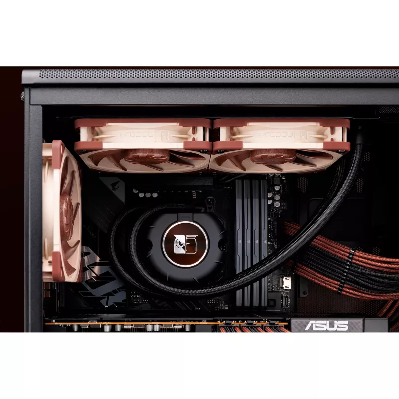 Noctua NL-LC1-24 Madala Profiiliga CPU Õhujahuti AMD AM4 (Ryzen) jaoks - Must/Pruun