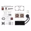 Noctua NL-LC1-24 Madala Profiiliga CPU Õhujahuti AMD AM4 (Ryzen) jaoks - Must/Pruun