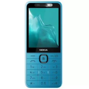 Nokia 235 4G (2026) sinine Dual-SIM funktsioontelefon 2,8-tollise ekraaniga, 2MP kaamera, USB-C, Bluetooth 5.0, juhtmevaba FM-raadio, 1450mAh aku