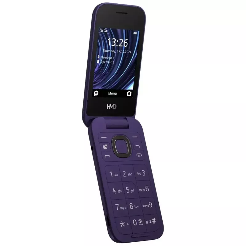 Nokia 2660 Flip TA-1711 DS Purple 4G Feature Phone