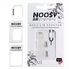 Noosy NS-SIM-WH SIM-kaardi adapteri komplekt valge (Nano/Micro Micro/Standard, 3 adapterit + väljavõtunõel)