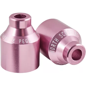North Shortie Pro Scooter Peg - Must anodeeritud 50mm (paar)