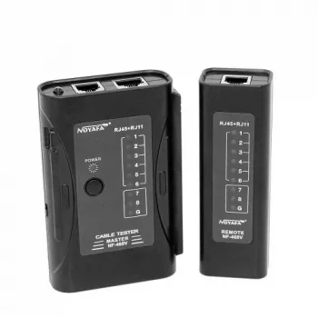 NOYAFA NF-468V võrgu- ja telefonikaabli tester RJ-45/RJ-11, UTP/STP, kuni 100m