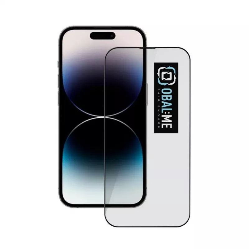 OBAL:ME 5D Glass Screen Protector for Apple iPhone 14 Pro Black