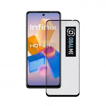 OBAL:ME 5D Glass Screen Protector for Infinix Hot 40 Pro Black