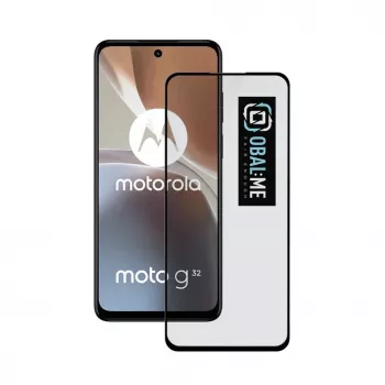 OBAL:ME 5D Glass Screen Protector for Motorola G32 Black