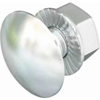 OBO BETTERMANN FRSB 6x12 A2 Lame ümarpea kruvi koos kombineeritud mutriga M6x12 Roostevaba teras 1.4301 2B 6406138