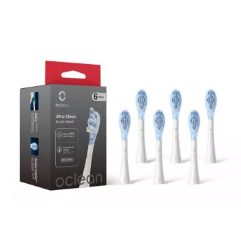 Oclean Ultra Clean UC03 asendusharjapead (6-pakk) – valge