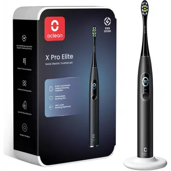 Oclean X Pro Elite Sonic elektriline hambahari – 42 000 VPM, Bluetooth 5.0, AI nutikas analüüs, IPX7 veekindel, must