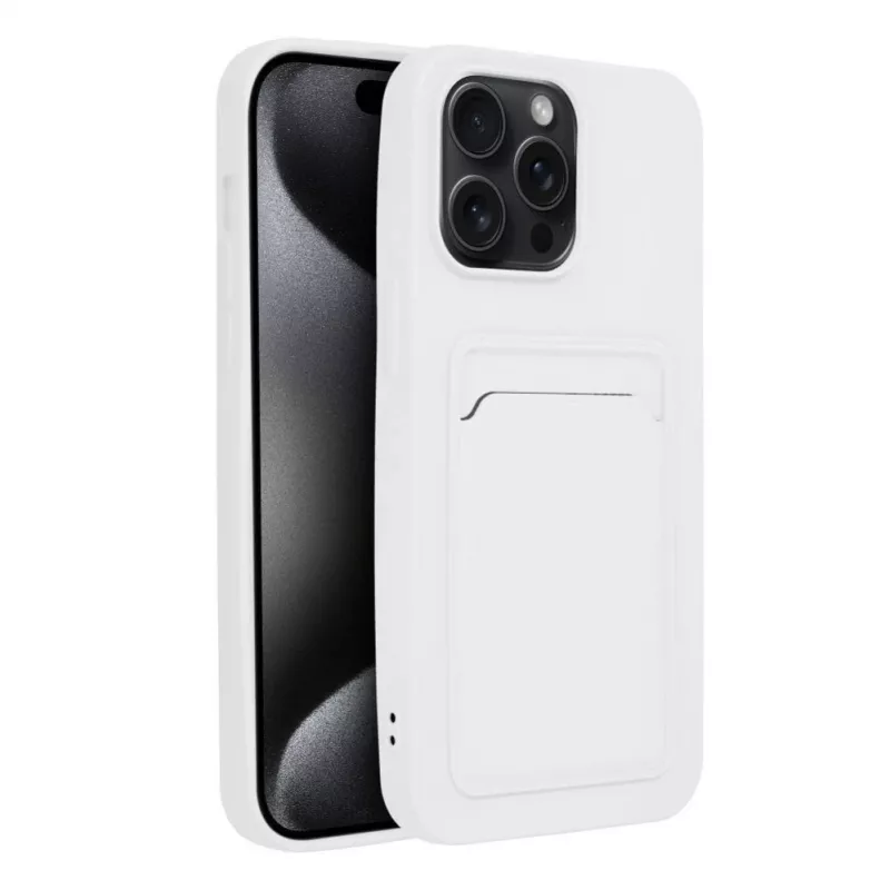 OEM Case for iPhone 15 Pro Max Card Case White