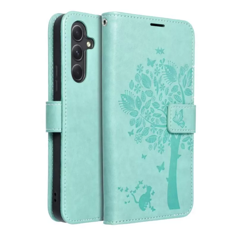 OEM Flip Case for Samsung Galaxy A54 5G Mezzo Book Tree Green