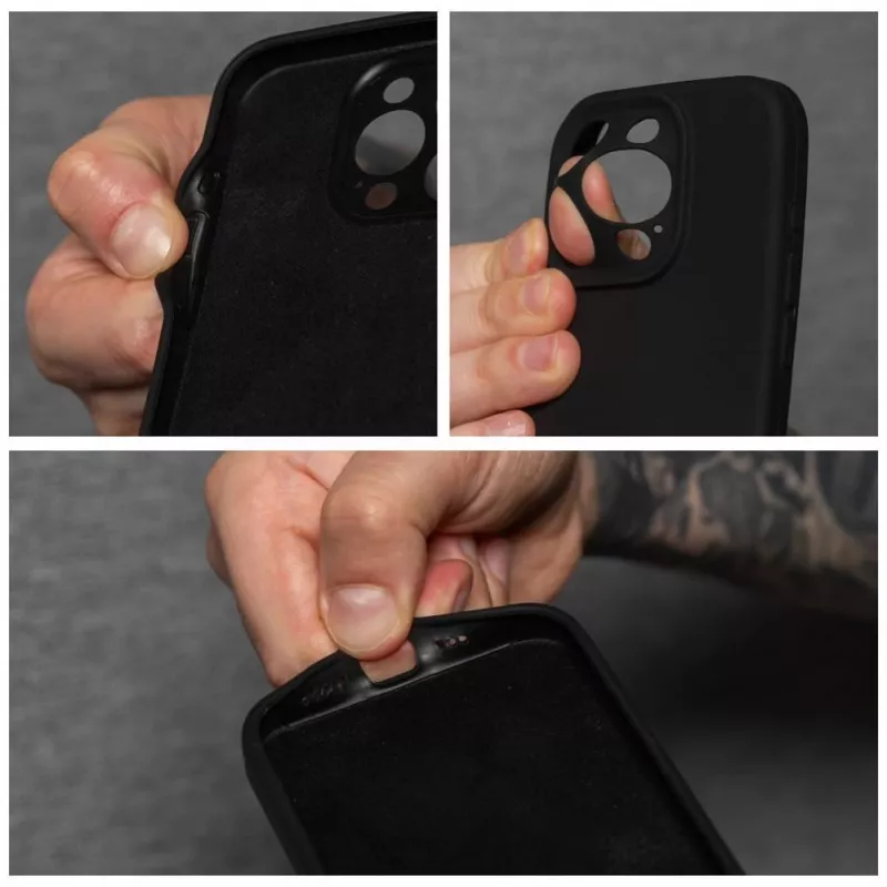 OEM Silikoonkest Apple iPhone 16 Pro Max 2mm Must