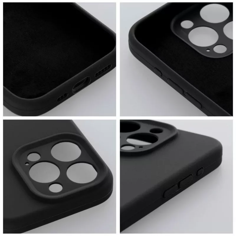 OEM Silikoonkest Apple iPhone 16 Pro Max 2mm Must