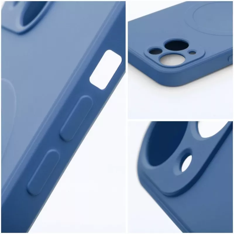 OEM Silikoonist MagSafe ümbris Apple iPhone 16-le kaamerakaitsega - Sinine