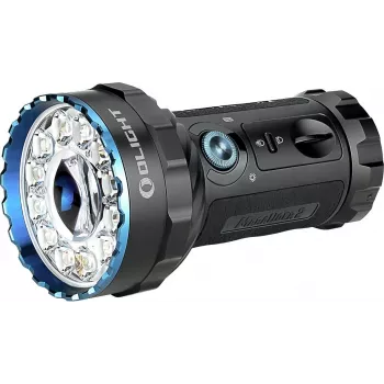 OLIGHT Marauder 2 LED Taskulamp 14 000 luumenit 800 m valgusvihu ulatusega Must