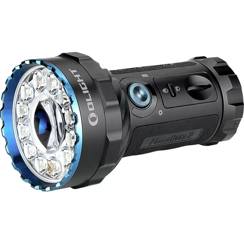 OLIGHT Marauder 2 LED Taskulamp 14 000 luumenit 800 m valgusvihu ulatusega Must