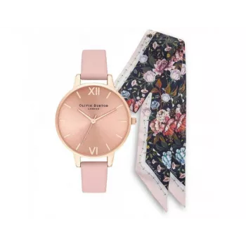 OLIVIA BURTON Enchanted Garden Naiste kella kingikomplekt OB16GSET23 34mm Roosakuld