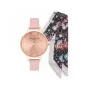 OLIVIA BURTON Enchanted Garden Naiste kella kingikomplekt OB16GSET23 34mm Roosakuld