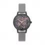 OLIVIA BURTON Naiste abstraktse lillemustriga kell OB16AD50 - 30 mm roosakuldne roostevaba teras
