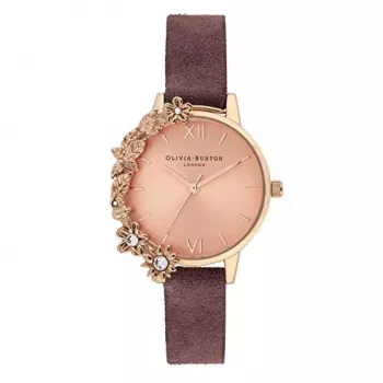 Olivia Burton naiste taevakell OB16CB21 - 30mm roosakuldne roostevabast terasest võrkrihm