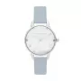 Olivia Burton Naiste Taevane Kell OB16SG07 - 30mm Roosakuldse Tooniga Roostevabast Terasest Korpuse ja Halli Nahkrihmaga