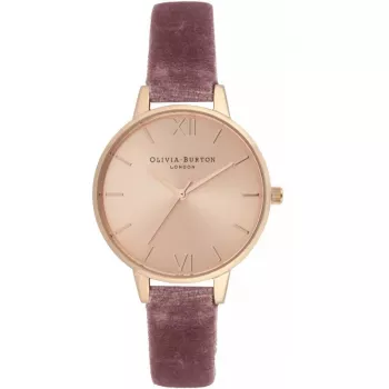 OLIVIA BURTON Naiste Daisy Chain kvartskell OB16DE03 34mm roosakuldne roostevabast terasest võrk