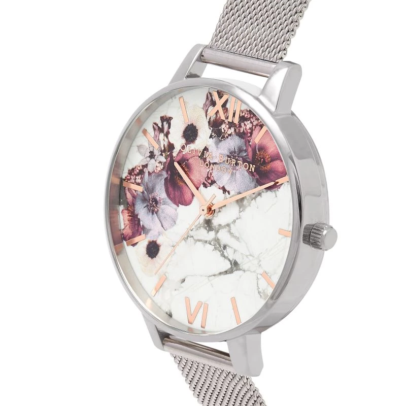OLIVIA BURTON Naiste Meant To Bee Kvartskell OB16MF09 38 mm Roosakuldne Roostevabast Terasest Võrk