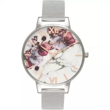 OLIVIA BURTON Naiste Meant To Bee Kvartskell OB16MF09 38 mm Roosakuldne Roostevabast Terasest Võrk
