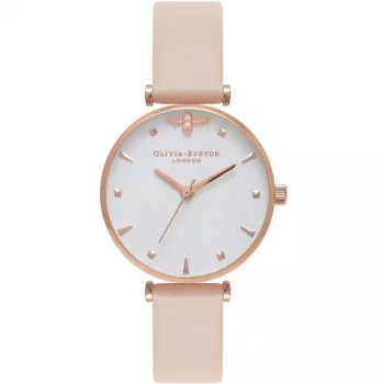 OLIVIA BURTON Women's Mini Dial Rose Gold Stainless Steel Watch OB16AM95