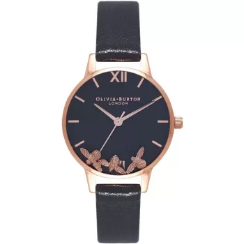Olivia Burton Naiste OB16CH06 Kvartskronograafkell 30 mm Hall Nahk