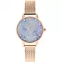 Olivia Burton naiste OB16US44 analoogkvartskell 30 mm hõbedane roostevaba teras